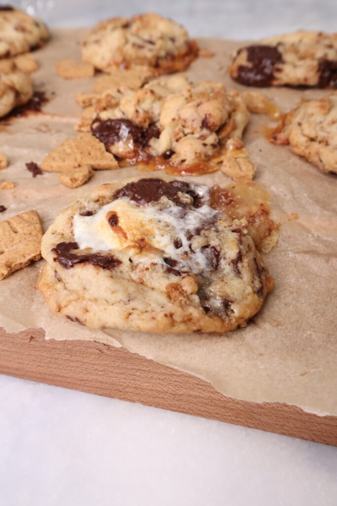 sourdough smores cookies