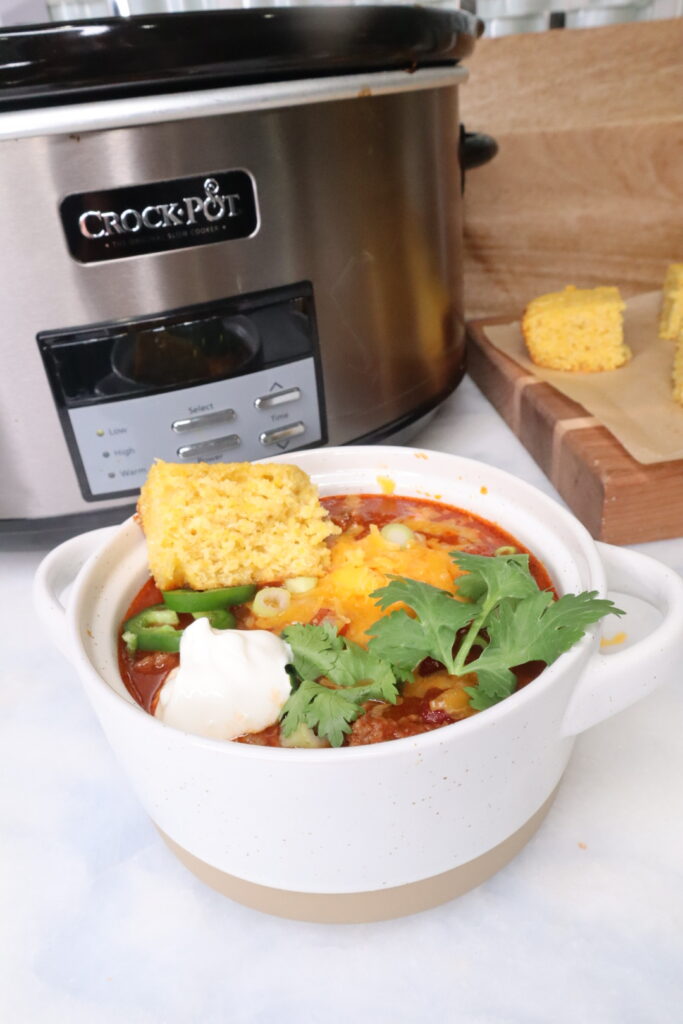 the best healthy crock pot chili