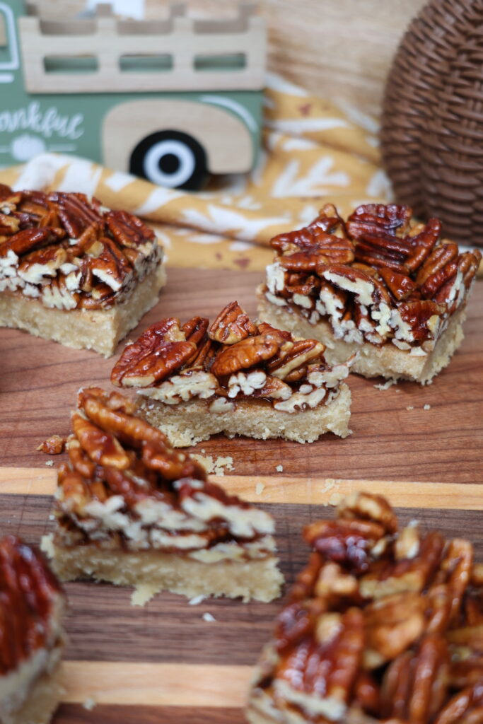 pecan pie shortbread bars