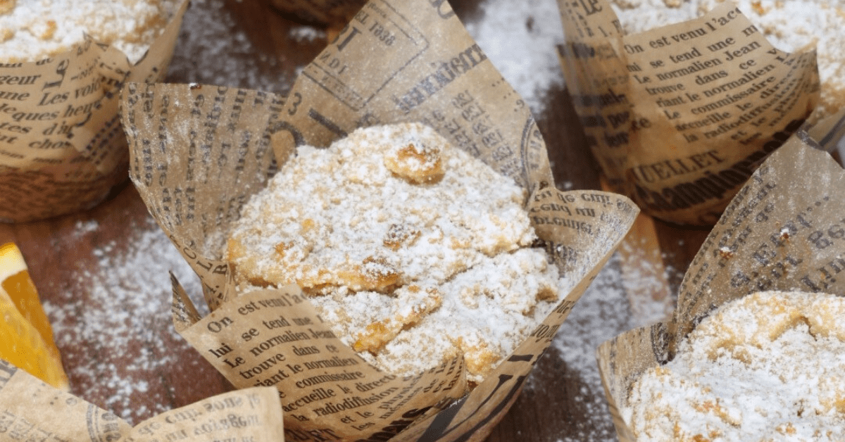 almond flour orange muffins