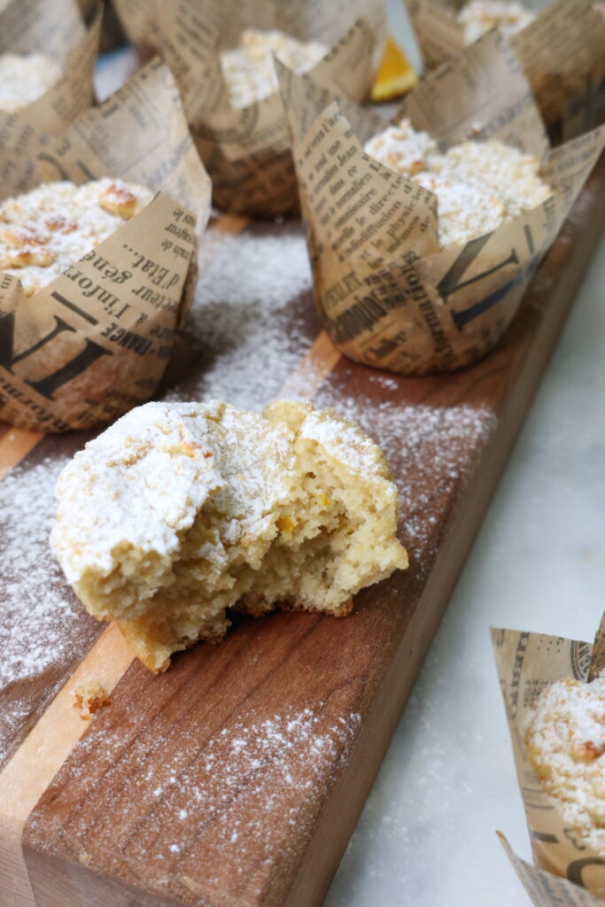 almond flour orange muffins