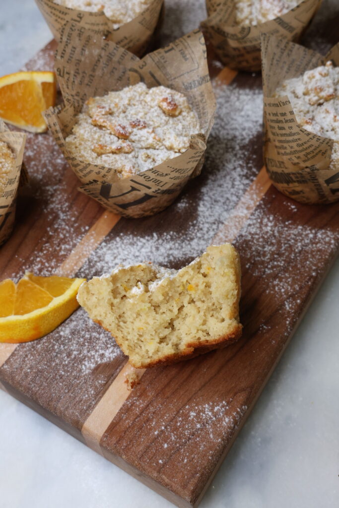 almond flour orange muffins