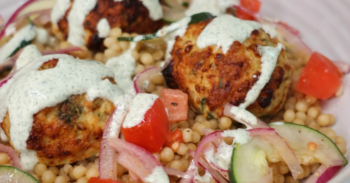 Mediterranean chicken meatballs