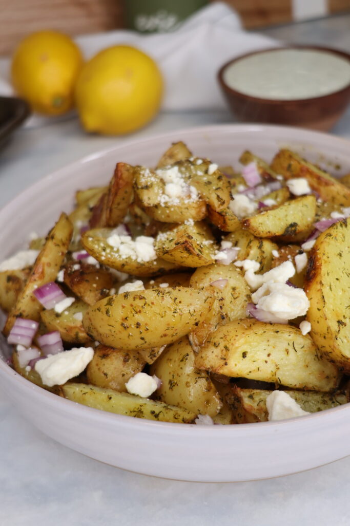 greek ptato wedges