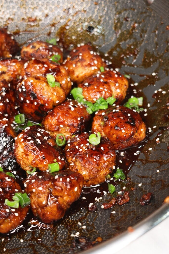korean chicken meatballs