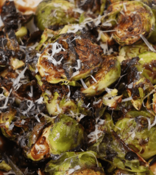 balsamic honey roasted brussels