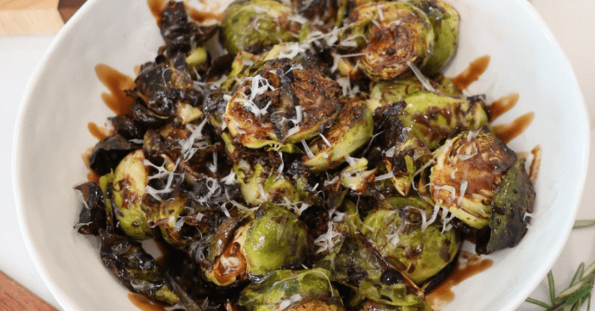 balsamic honey roasted brussels