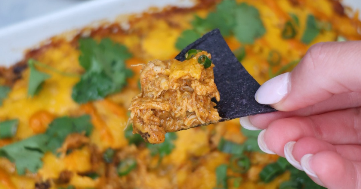 chicken enchilada dip