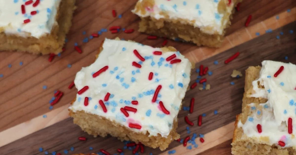 july 4th sugar cookie bars