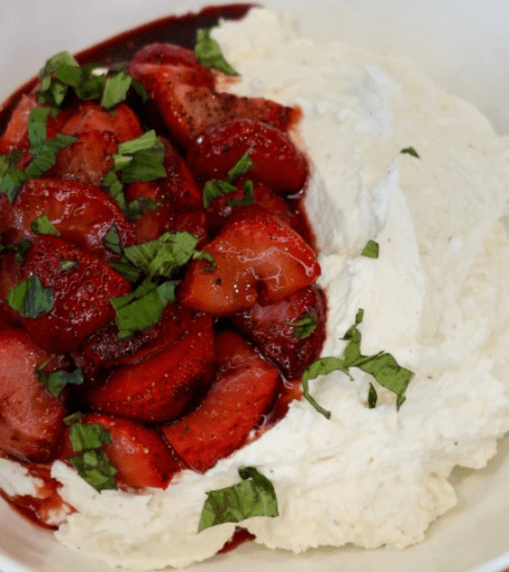 balsamic strawberry balsamic dip
