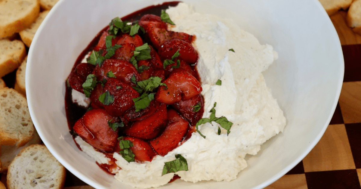 balsamic strawberry balsamic dip