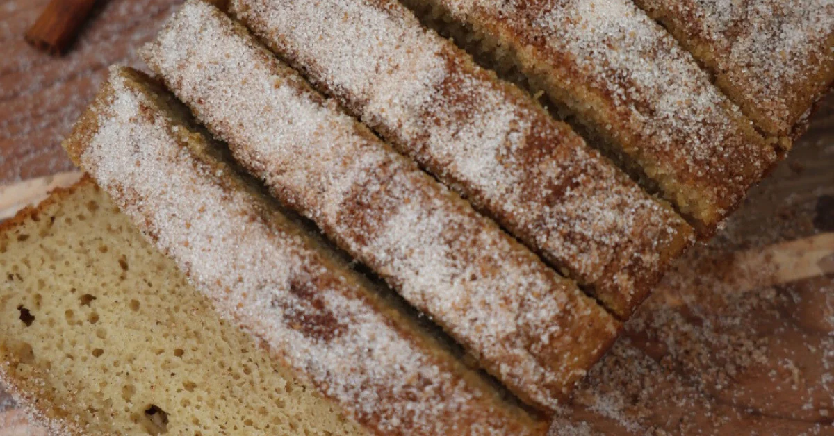 cinnamon donut greek yogurt cake