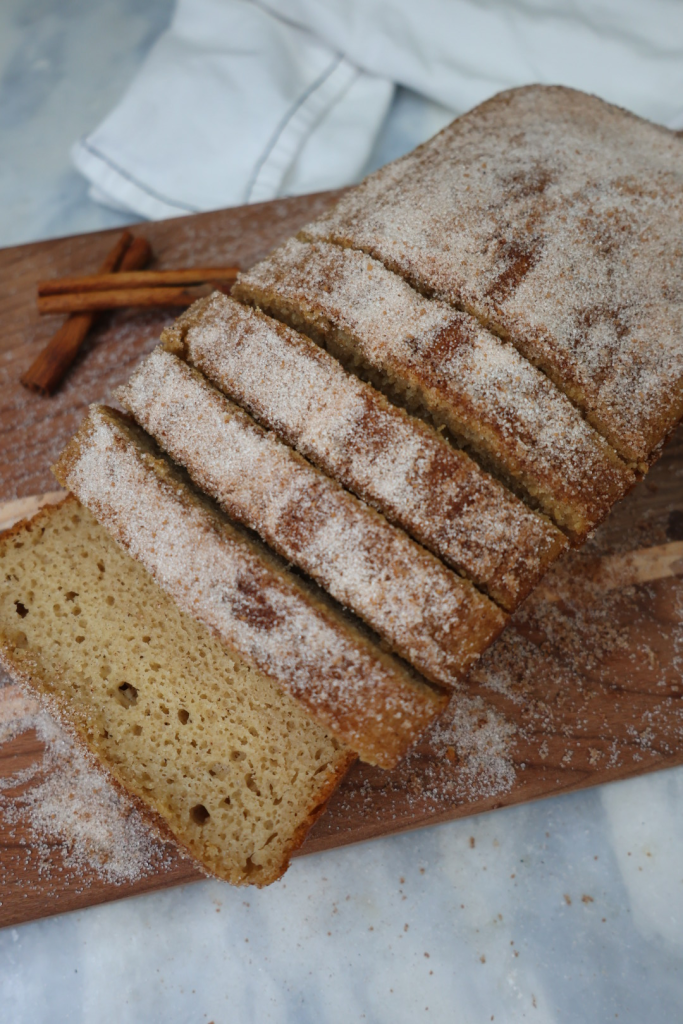 cinnamon donut greek yogurt cake