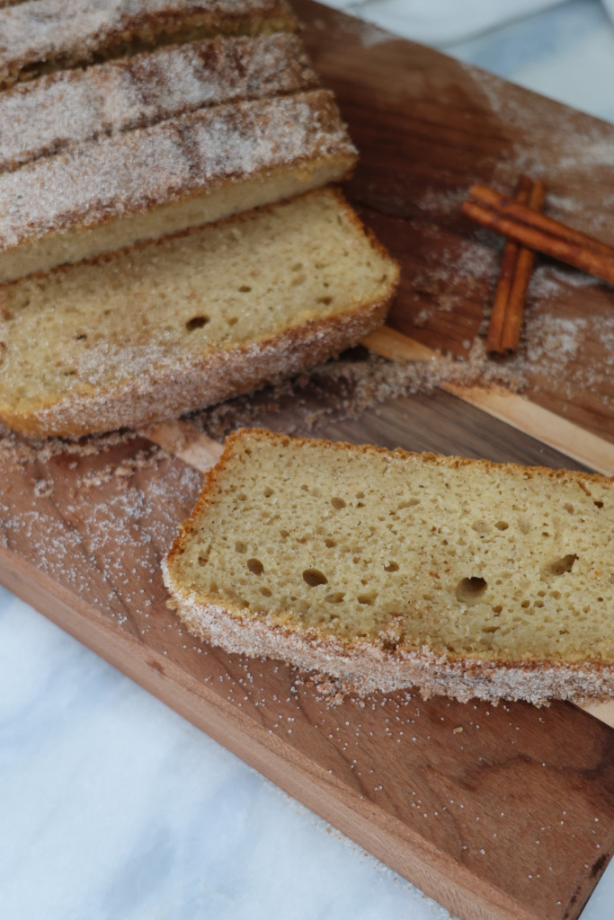 cinnamon donut greek yogurt cake