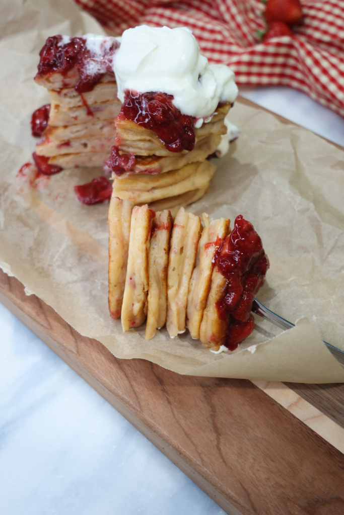 strawberry shortcake pancakes