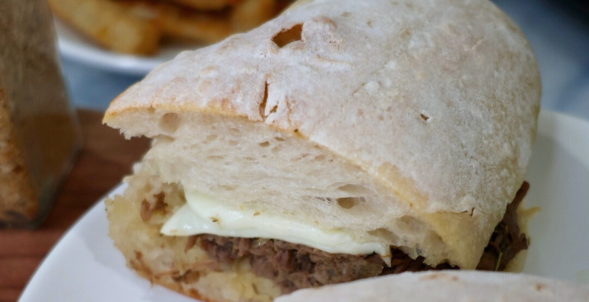 healthy crock pot french dip sandwiches