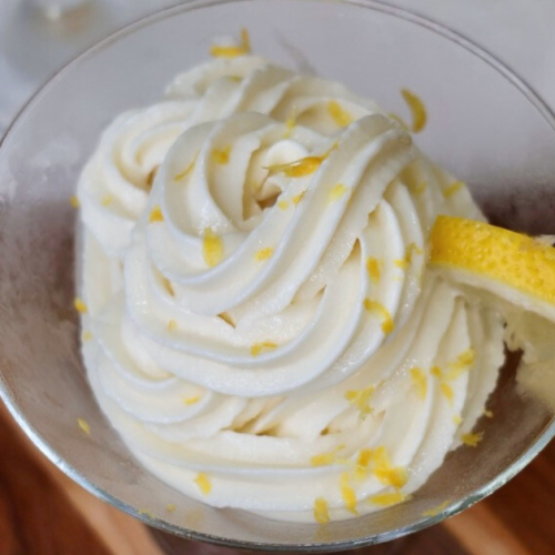 Healthy Lemon Greek Yogurt Frozen Yogurt (Ninja CREAMi)