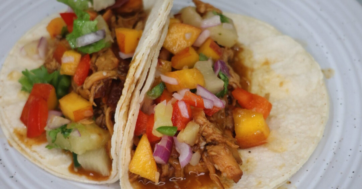 crock pot teriyaki chicken tacos