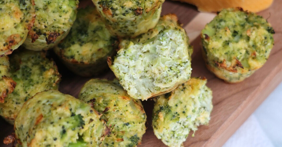 broccoli cheddar bites for babies and toddlers
