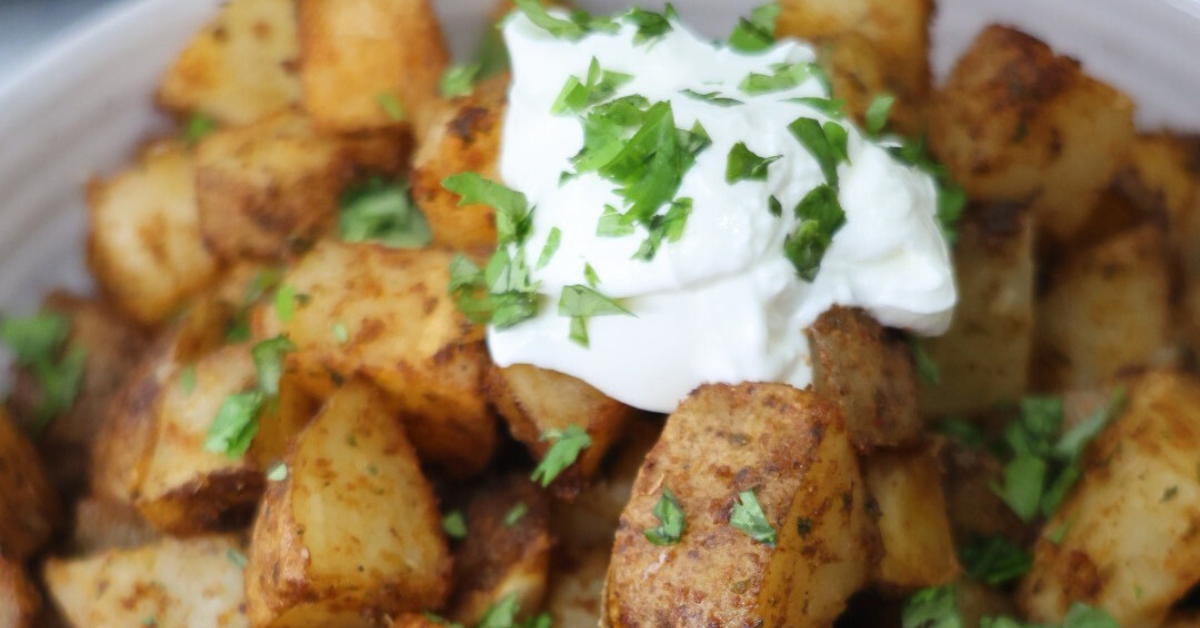 sheet pan Mexican potatoes