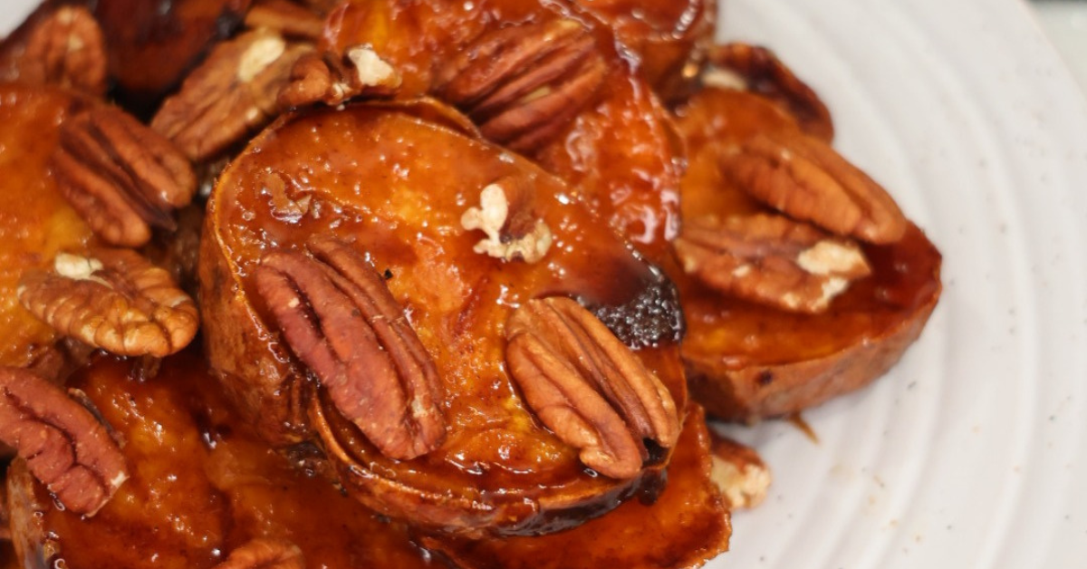 caramelized sweet potatoes