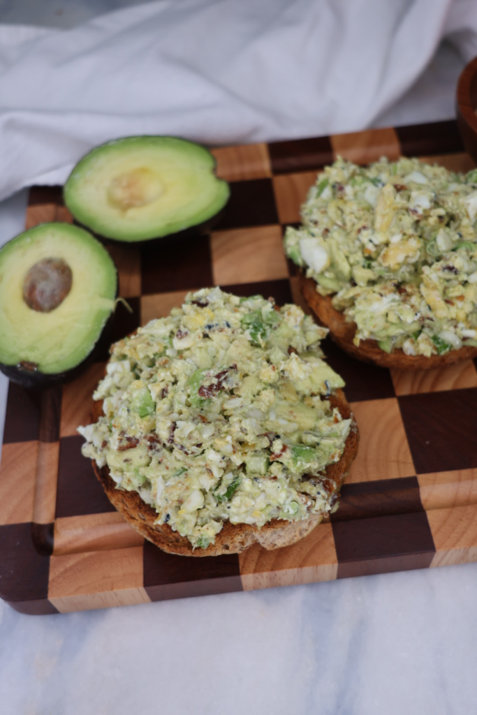 Low Carb Chopped Breakfast Bagels