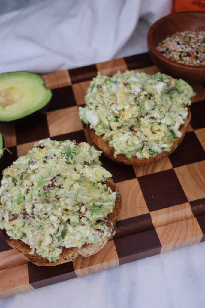 Low Carb Chopped Breakfast Bagels