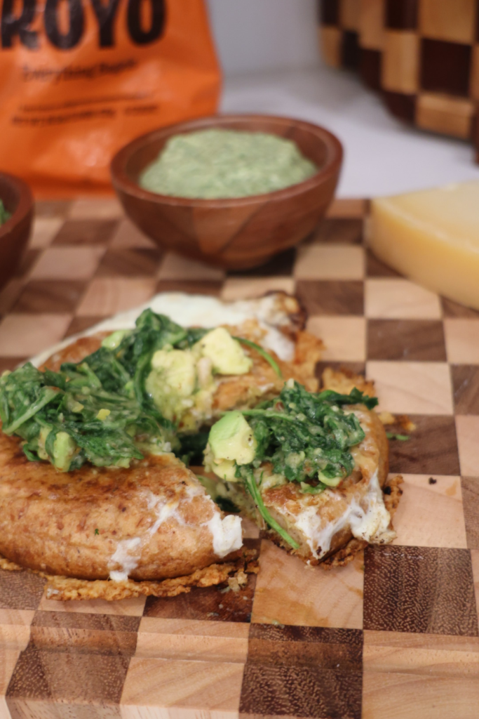 parmesan pesto breakfast bagel