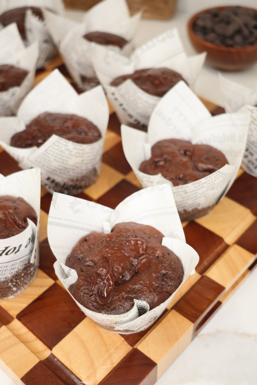 greek yogurt espresso muffins