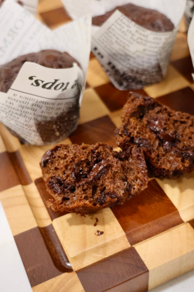 greek yogurt espresso muffins