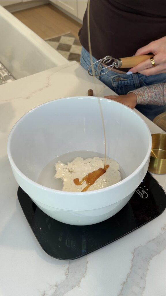 honey oat sourdough loaf