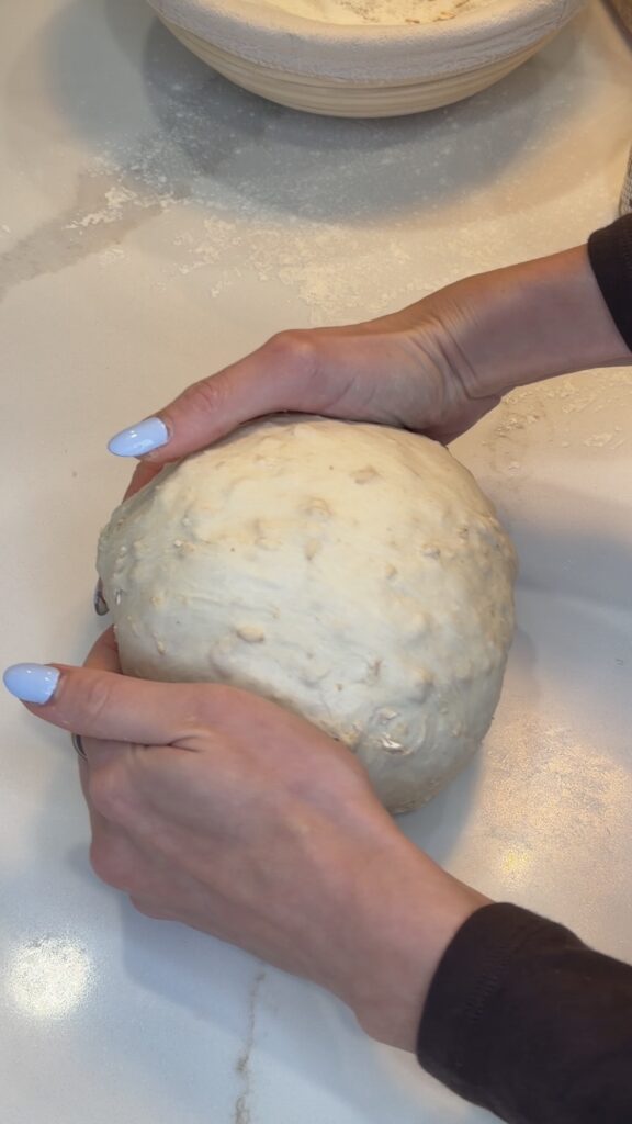 honey oat sourdough loaf
