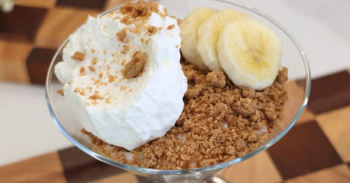 Healthy Cottage Cheese Banana Pudding