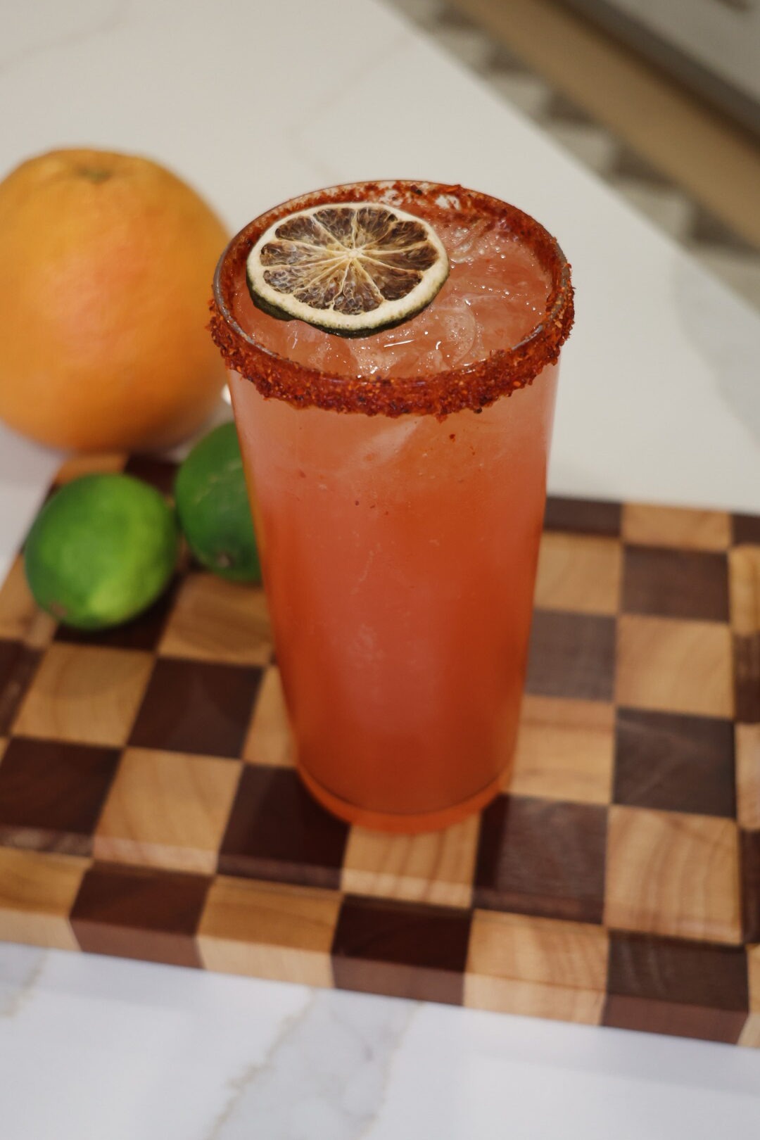 Hot Honey Watermelon Paloma Mocktail