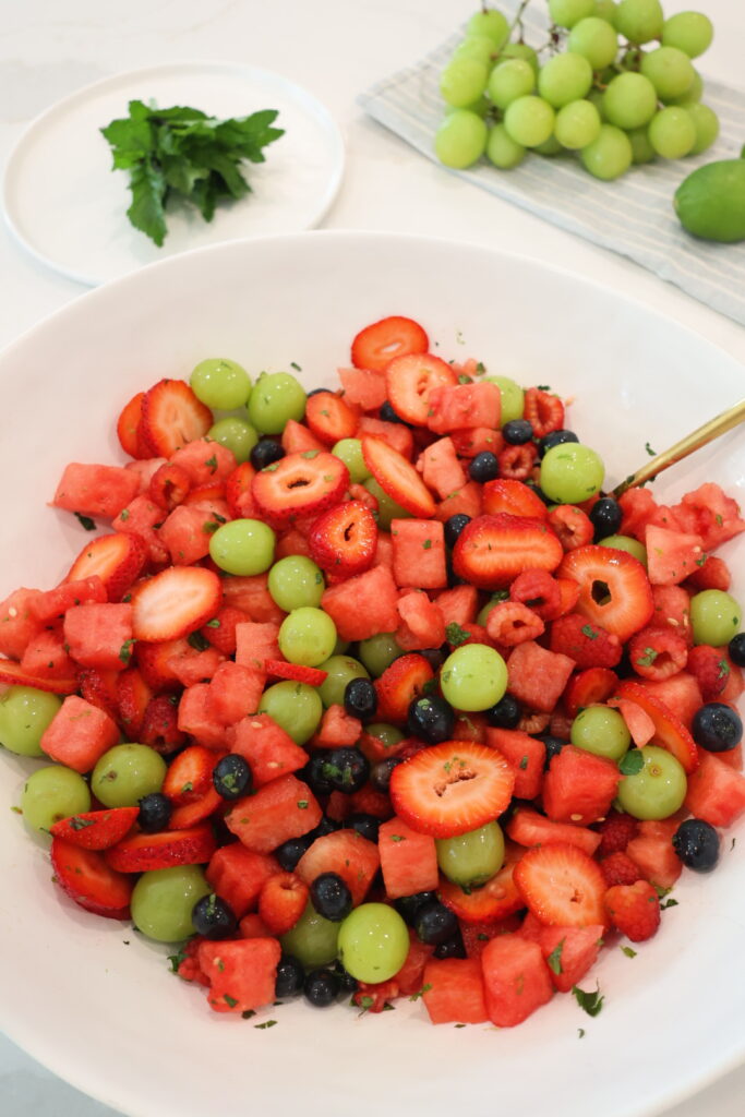 Summer Lime Watermelon Fruit Salad