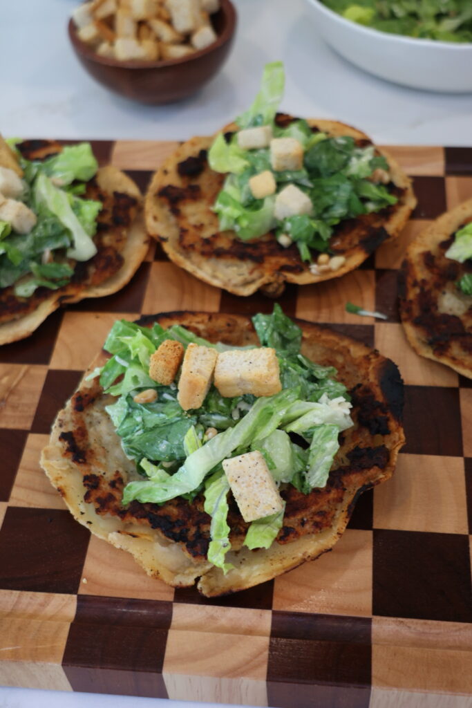 Chicken Caesar Smash Tacos | Easy High-Protein Dinner
